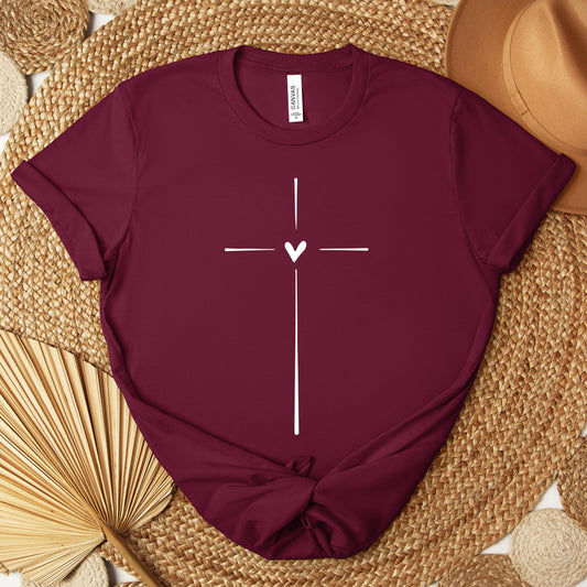 Heart Cross Premium T-shirt