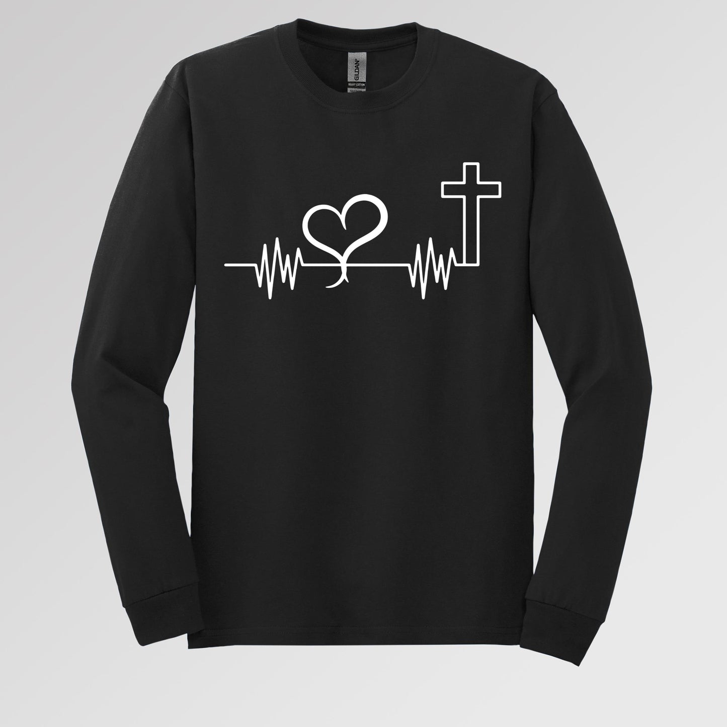 Heartbeat Heart Cross