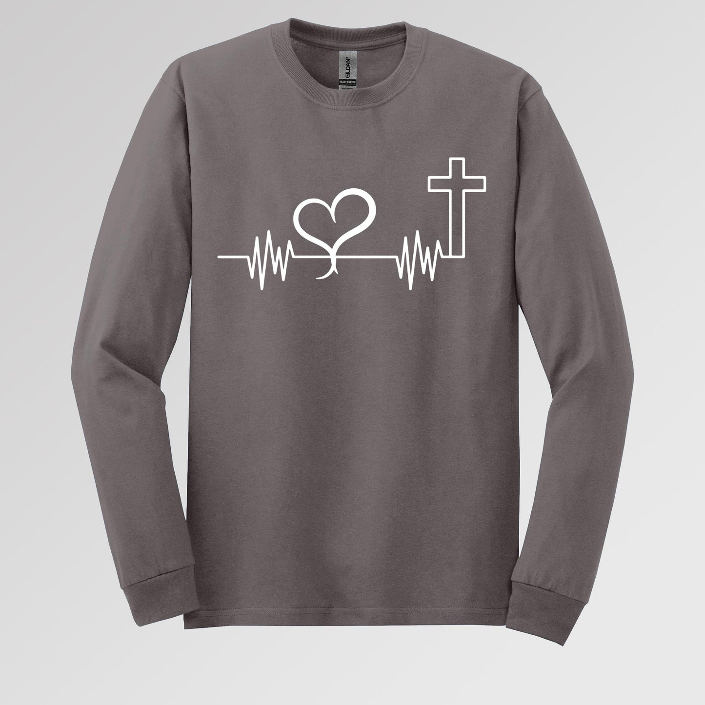 Heartbeat Heart Cross