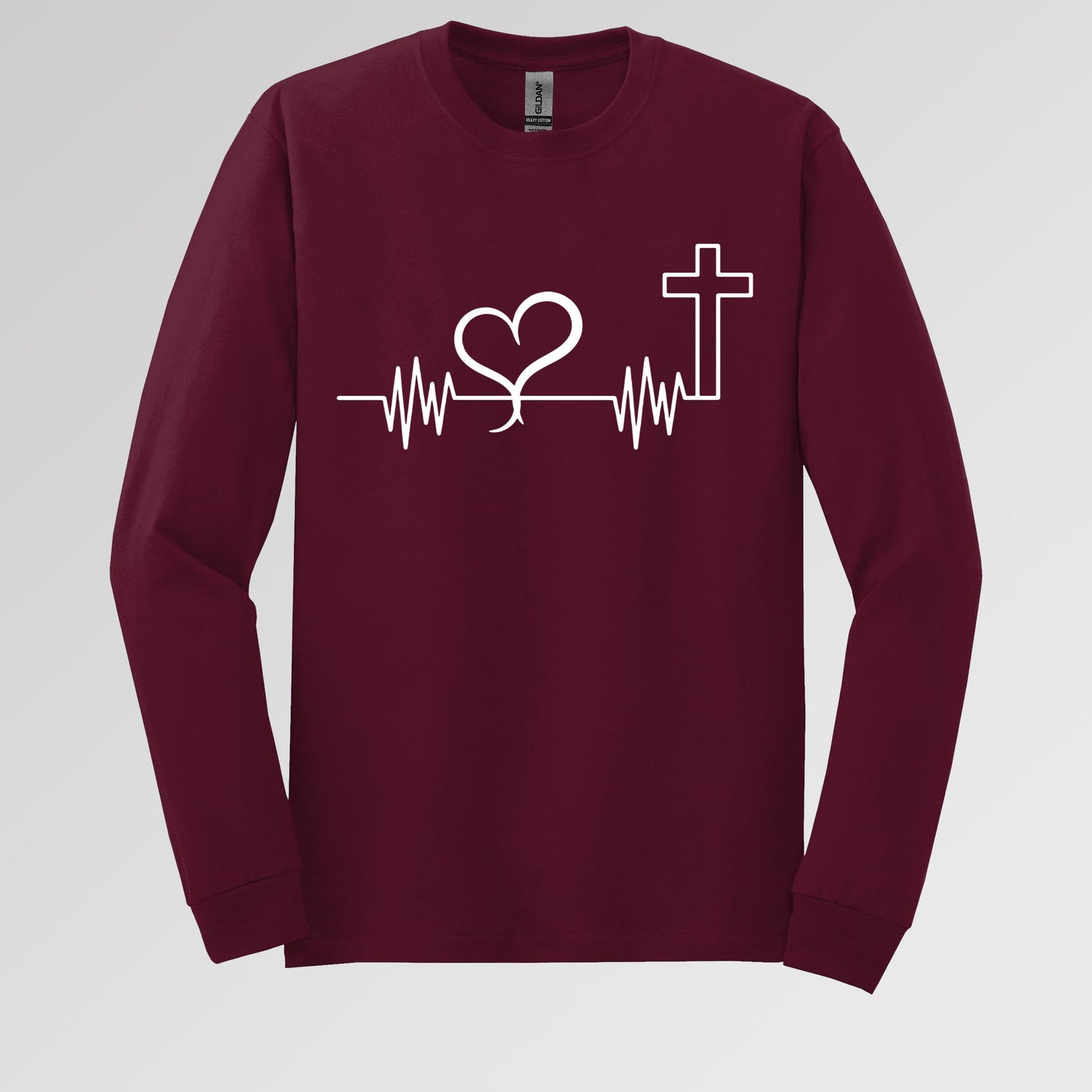 Heartbeat Heart Cross