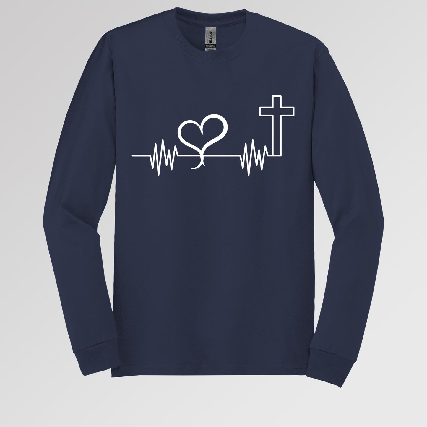 Heartbeat Heart Cross