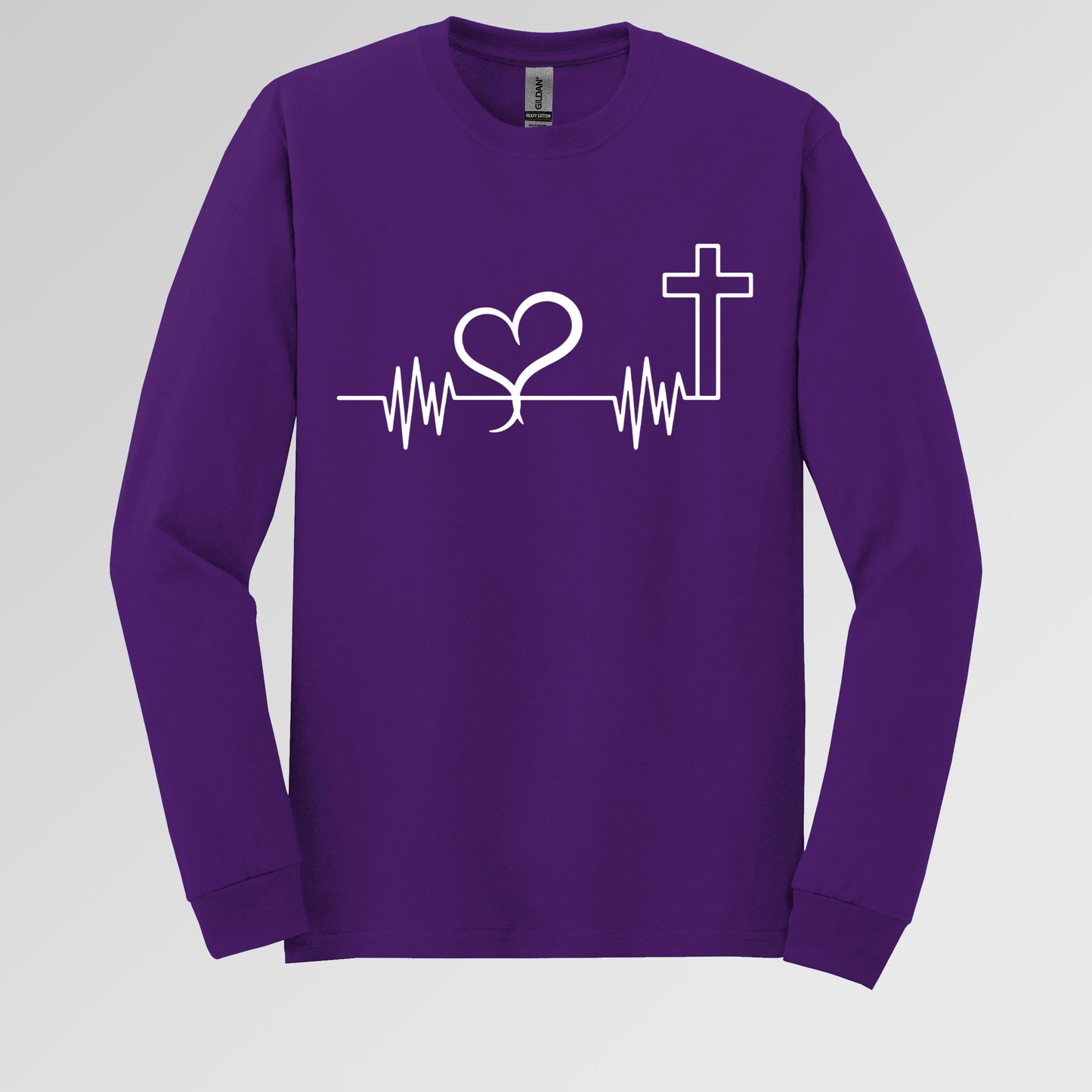 Heartbeat Heart Cross