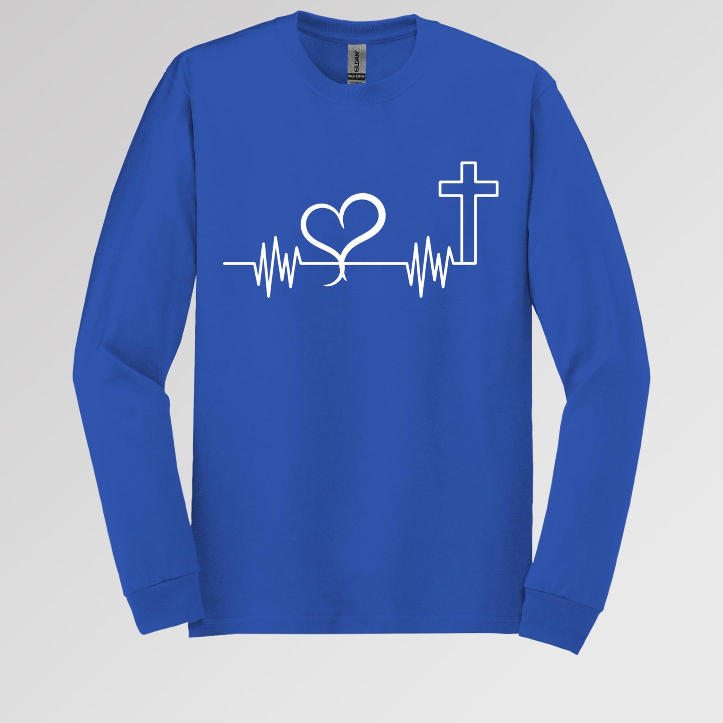 Heartbeat Heart Cross
