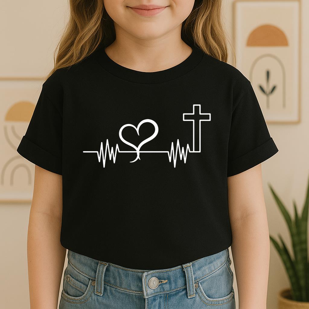 Heartbeat Heart Cross