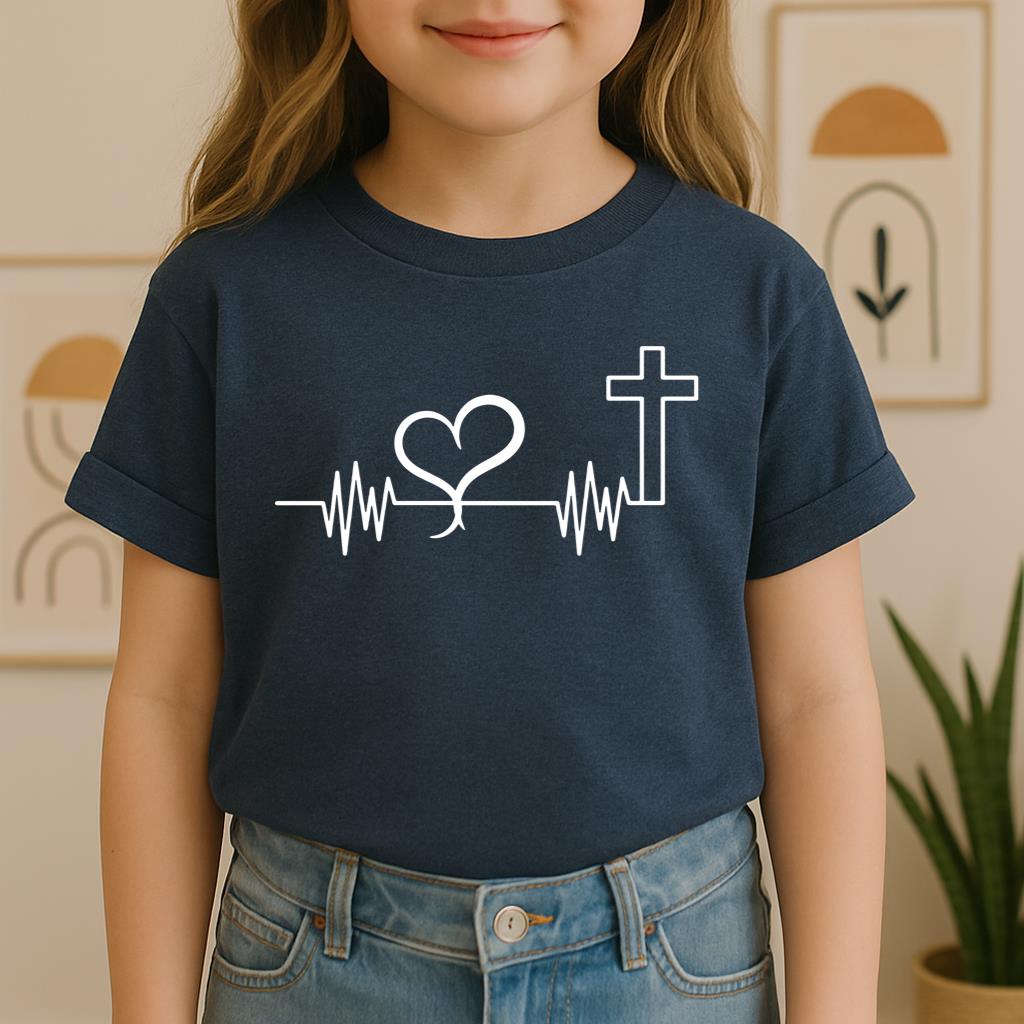 Heartbeat Heart Cross