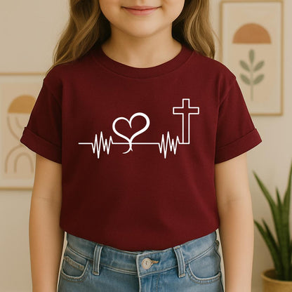 Heartbeat Heart Cross