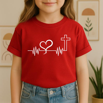 Heartbeat Heart Cross