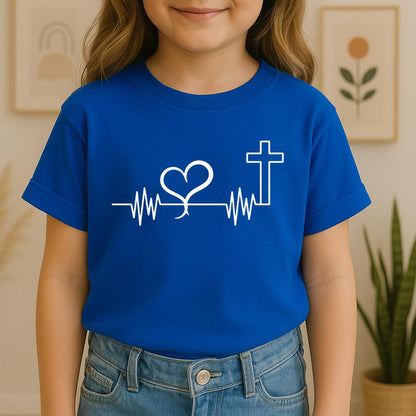 Heartbeat Heart Cross