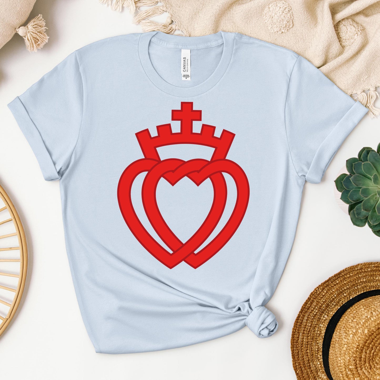 Hearts Entwined With A Crown
