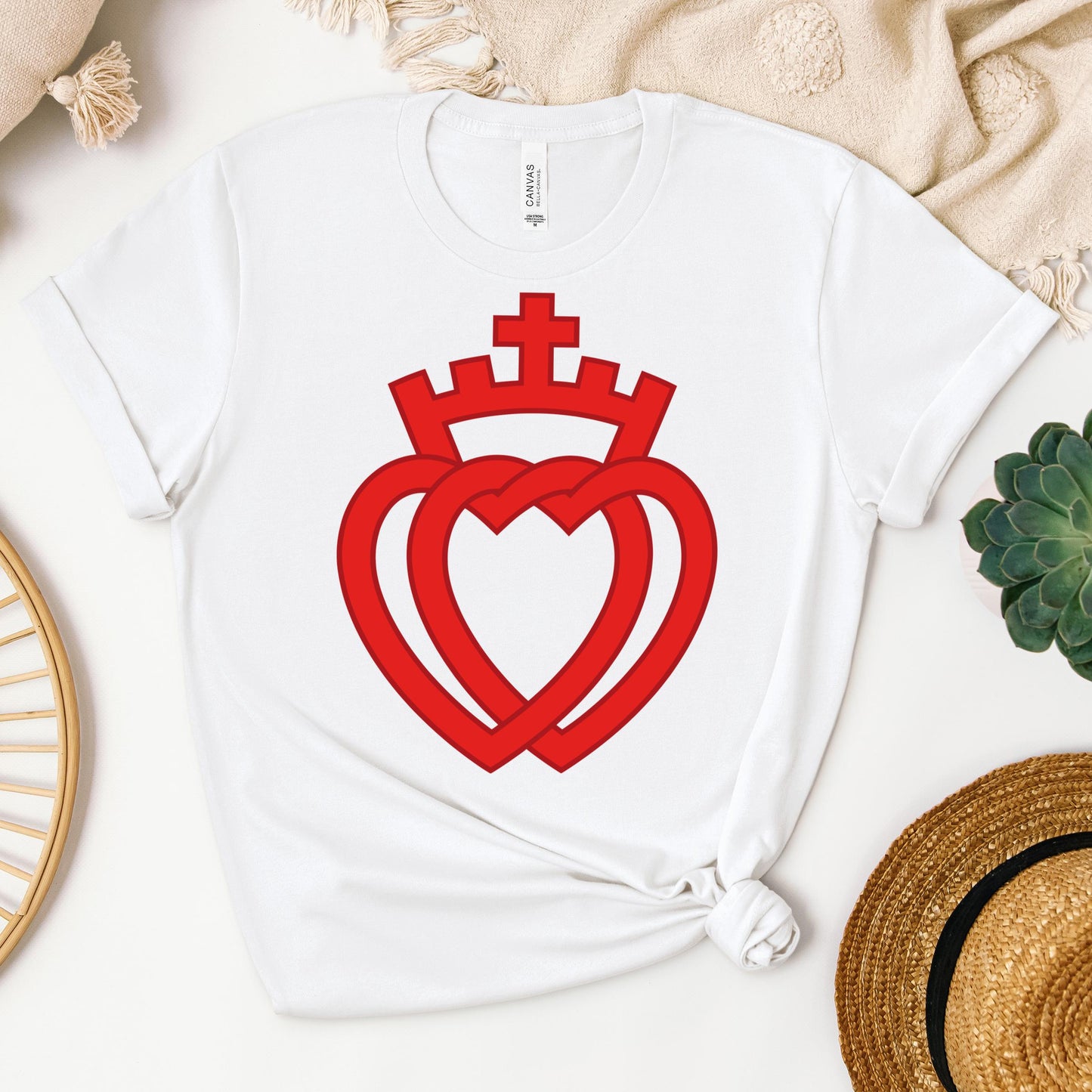 Hearts Entwined With A Crown