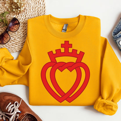 Hearts Entwined With A Crown