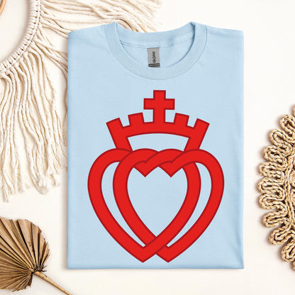 Hearts Entwined With A Crown