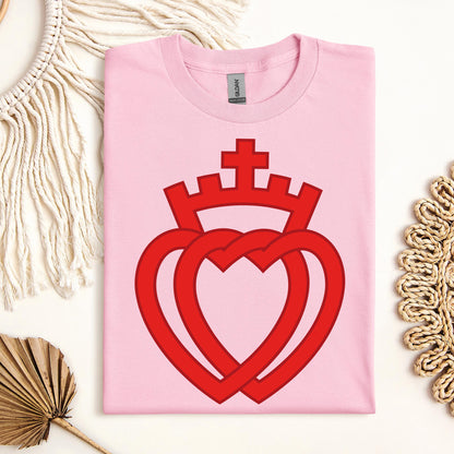 Hearts Entwined With A Crown