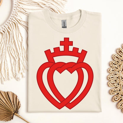 Hearts Entwined With A Crown