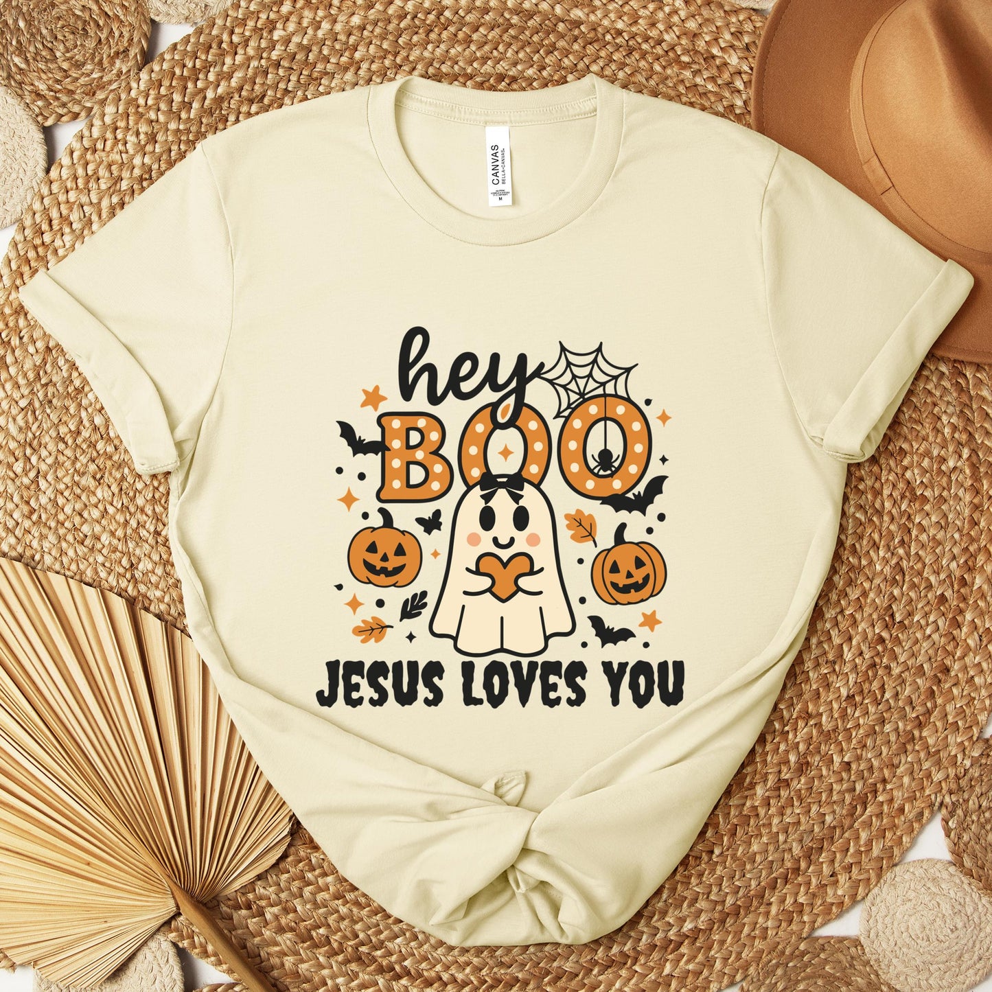 Hey Boo Jesus Loves You Premium T-shirt