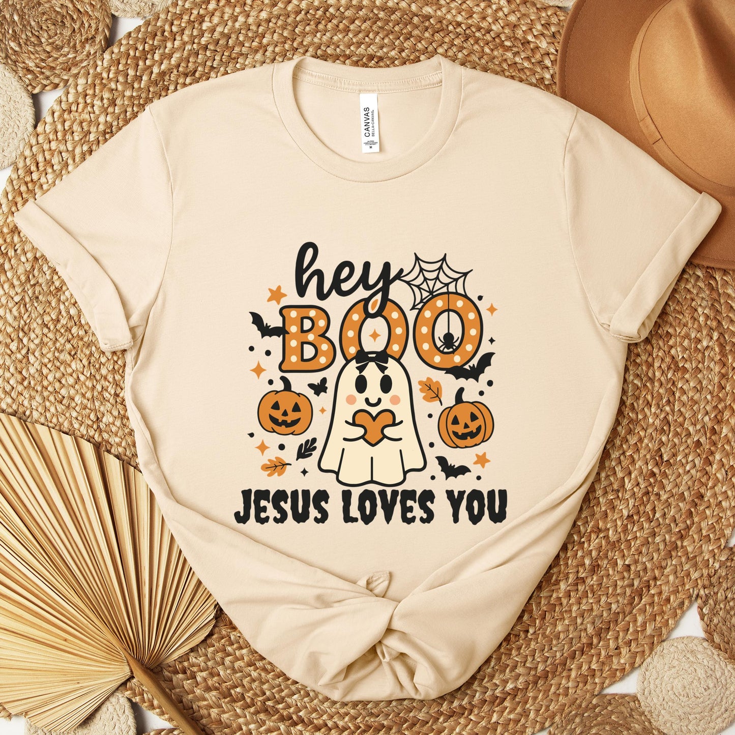 Hey Boo Jesus Loves You Premium T-shirt