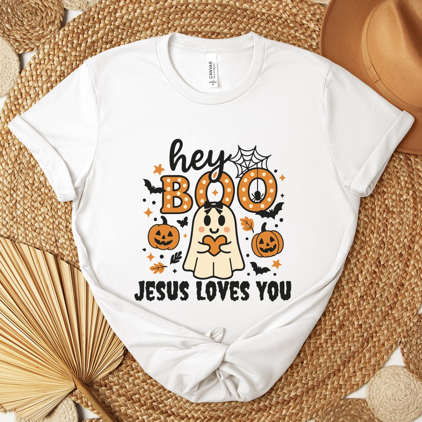 Hey Boo Jesus Loves You Premium T-shirt