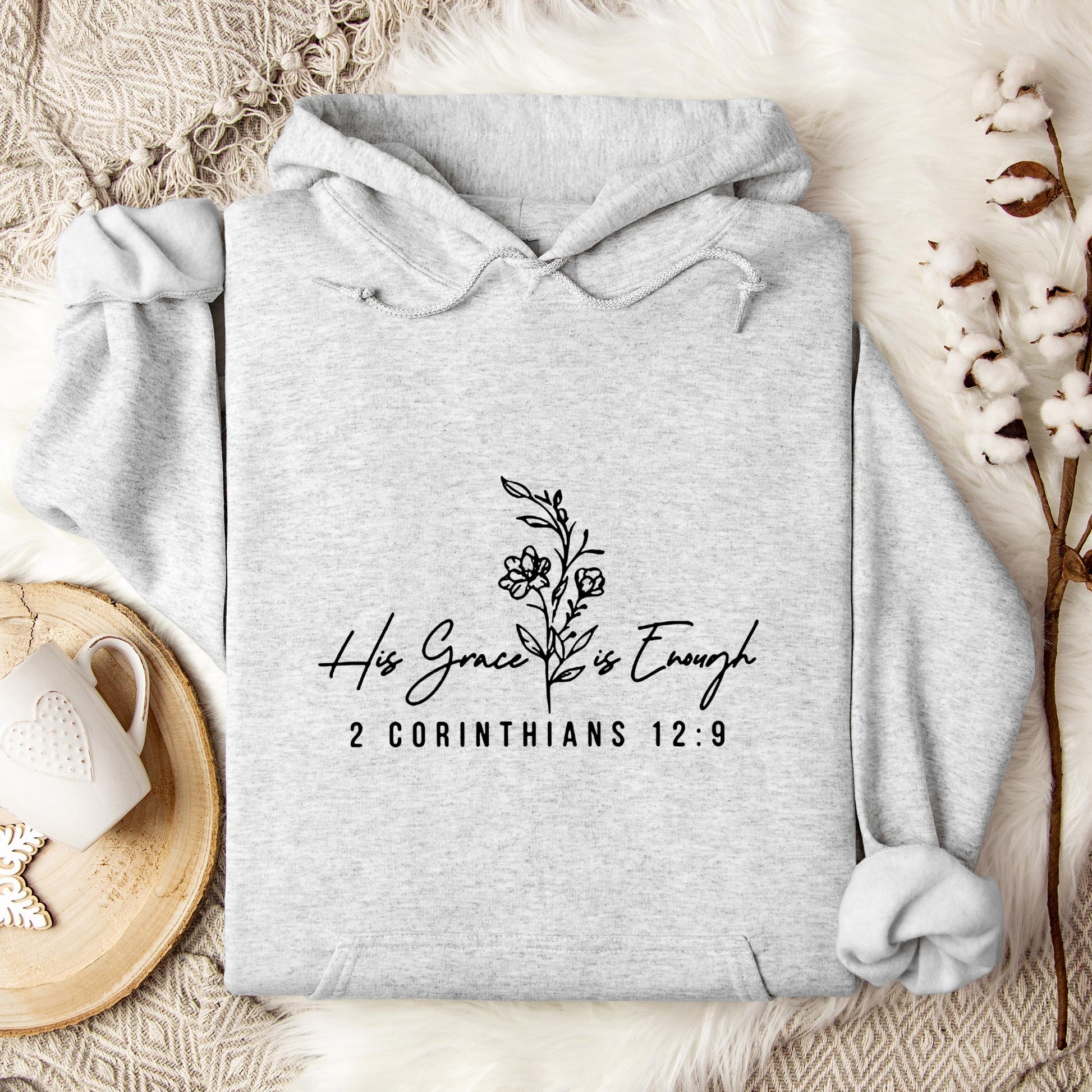 His Grace Is Enough 2 Corinthians 12.9 Hoodie