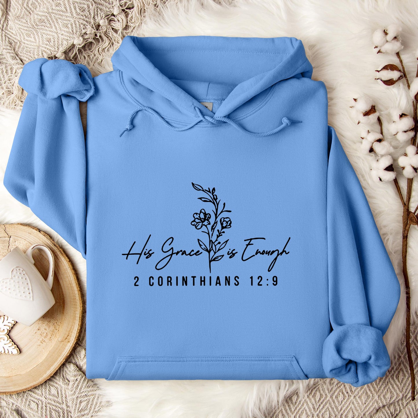 His Grace Is Enough 2 Corinthians 12.9 Hoodie