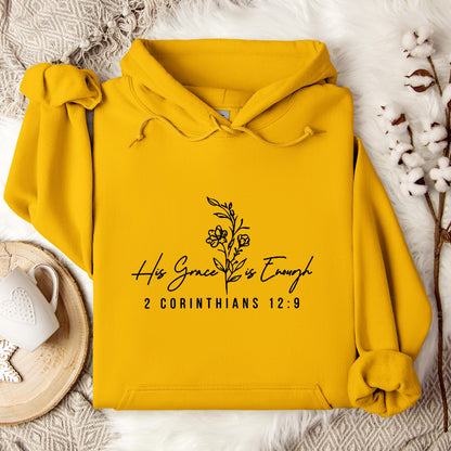 His Grace Is Enough 2 Corinthians 12.9 Hoodie