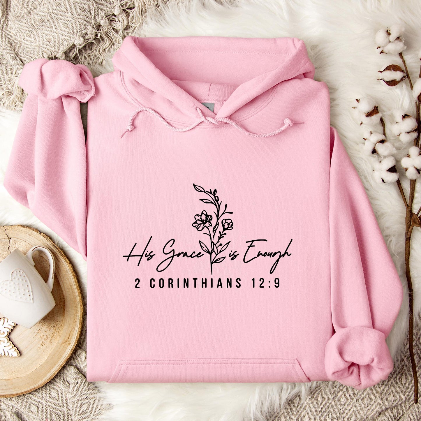 His Grace Is Enough 2 Corinthians 12.9 Hoodie