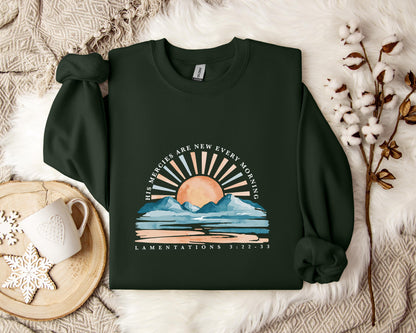 His Mercies Are New Every Morning 2 Sweatshirt