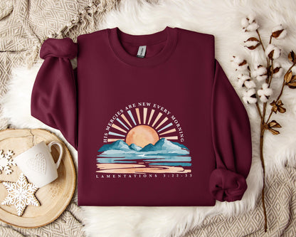 His Mercies Are New Every Morning 2 Sweatshirt