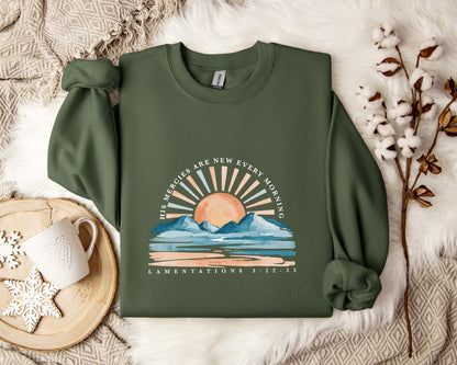 His Mercies Are New Every Morning 2 Sweatshirt