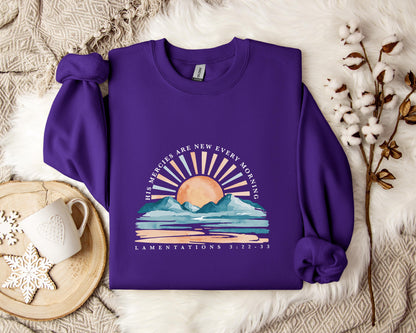 His Mercies Are New Every Morning 2 Sweatshirt