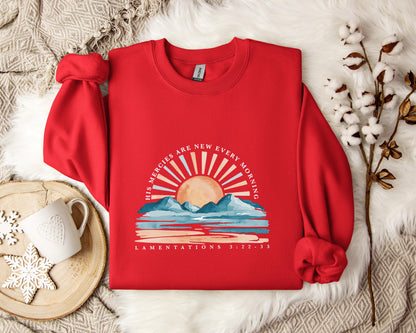 His Mercies Are New Every Morning 2 Sweatshirt