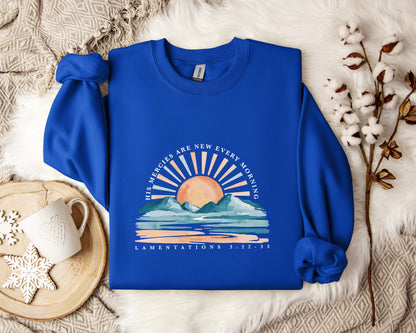 His Mercies Are New Every Morning 2 Sweatshirt