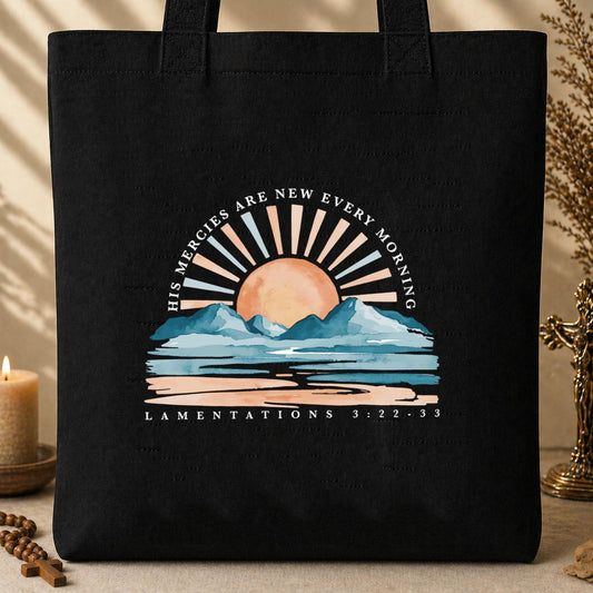 His Mercies Are New Every Morning 2 Tote Bag