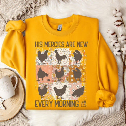 His Mercies Are New Every Morning Lam 3.23 Sweatshirt