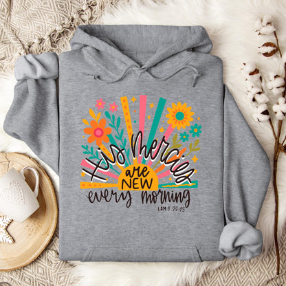His Mercies Are New Every Morning Lamentation 3.22-23 01 Hoodie