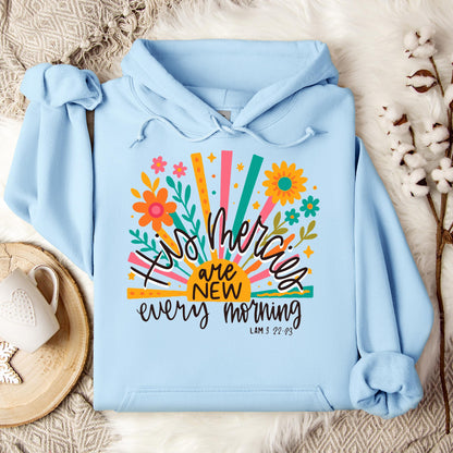 His Mercies Are New Every Morning Lamentation 3.22-23 01 Hoodie