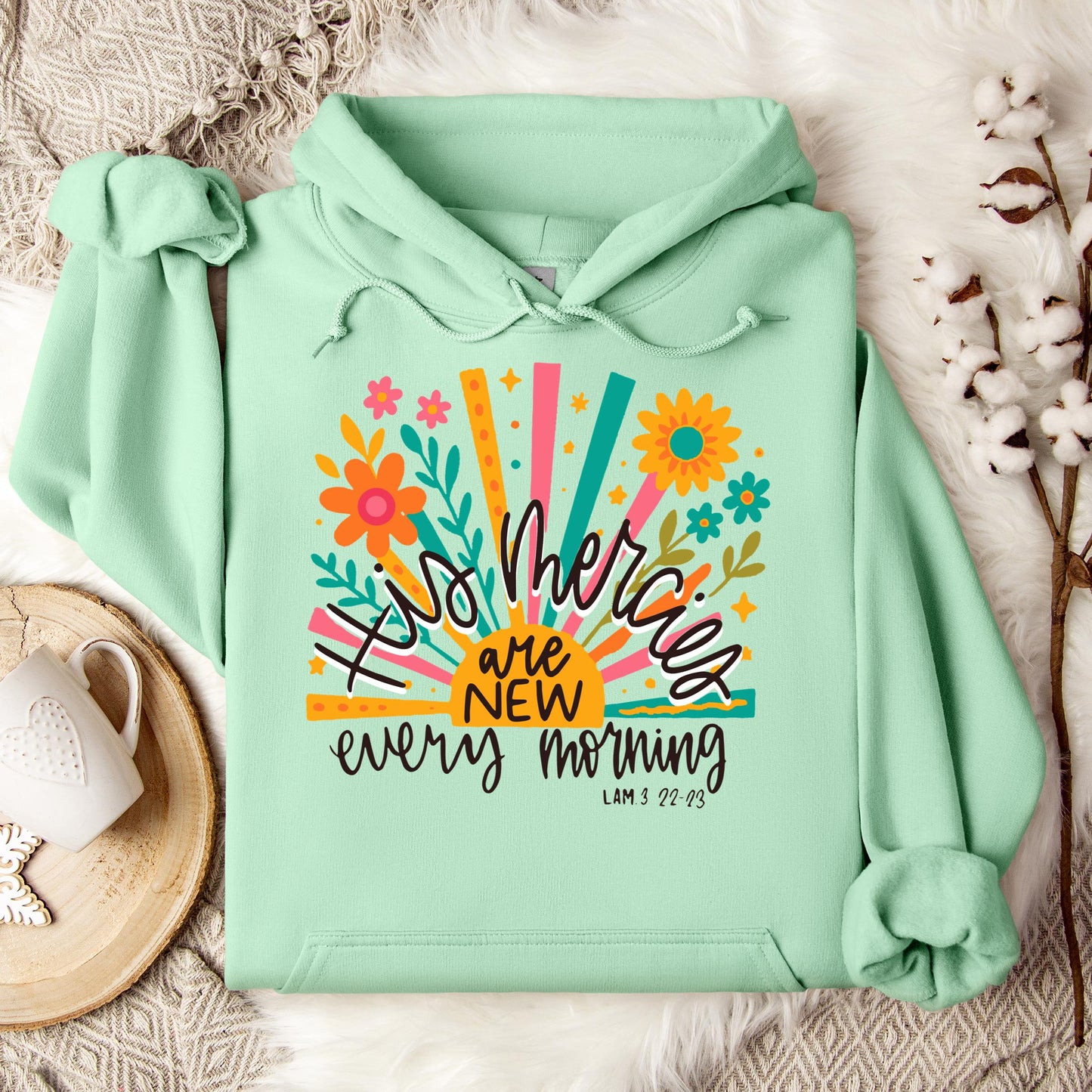 His Mercies Are New Every Morning Lamentation 3.22-23 01 Hoodie