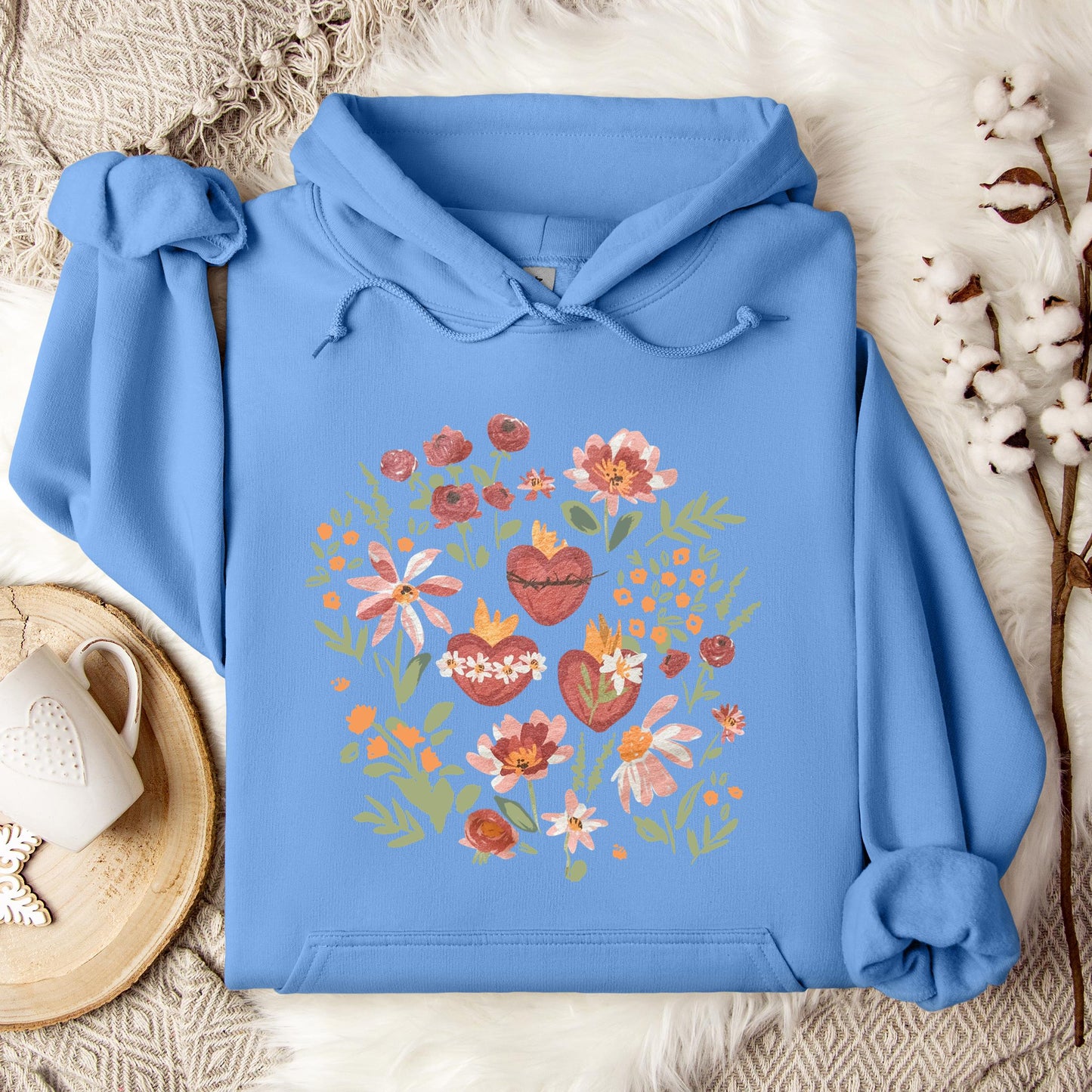 Holy Family Hearts Hoodie
