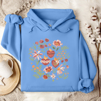 Holy Family Hearts Hoodie