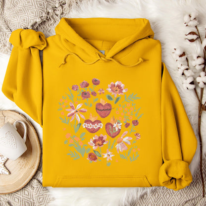 Holy Family Hearts Hoodie