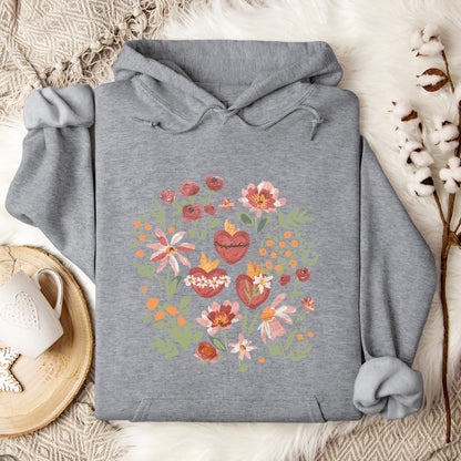 Holy Family Hearts Hoodie