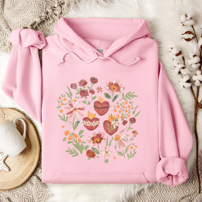 Holy Family Hearts Hoodie
