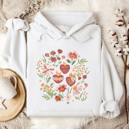 Holy Family Hearts Hoodie