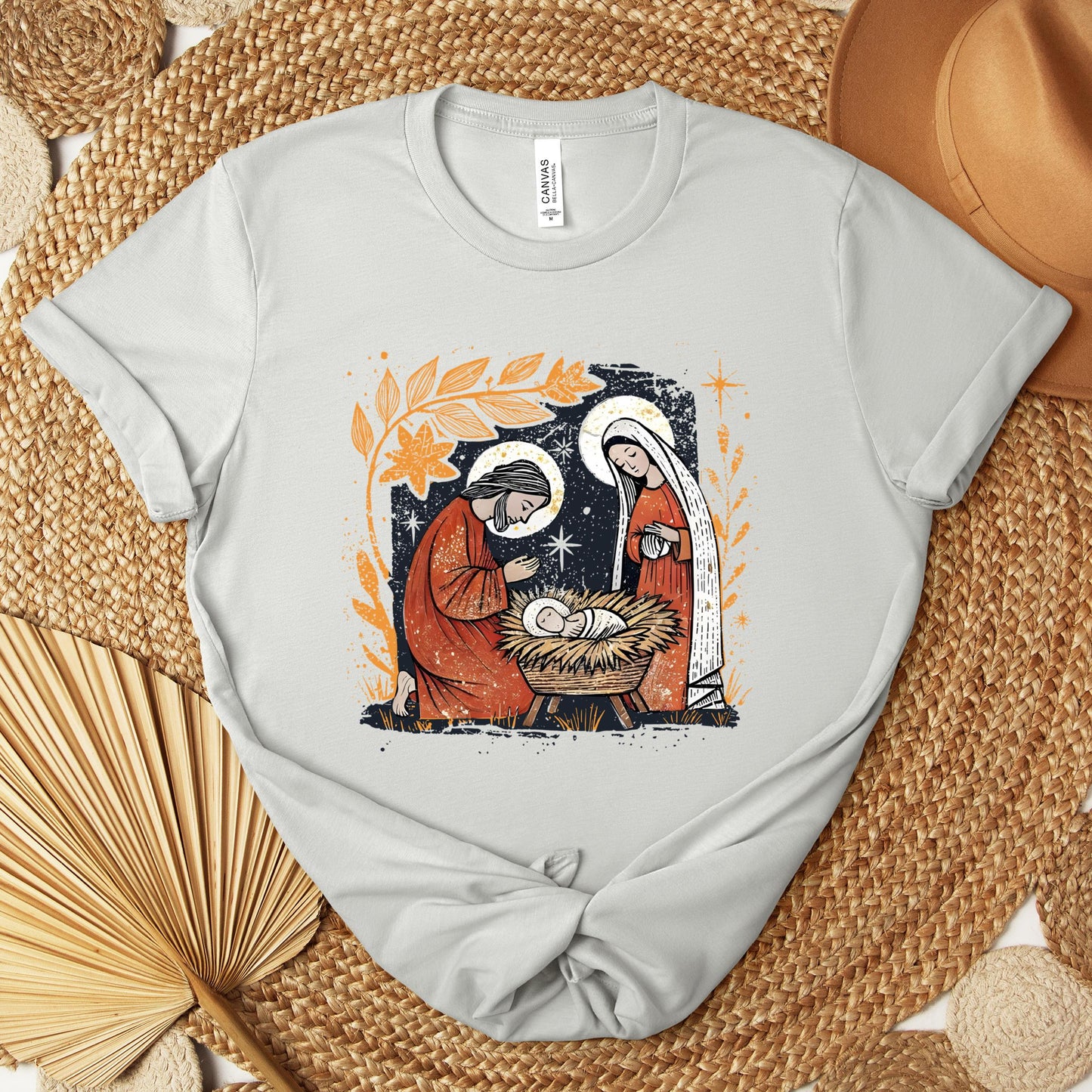 Holy Family Mary Joseph Jesus Premium T-shirt