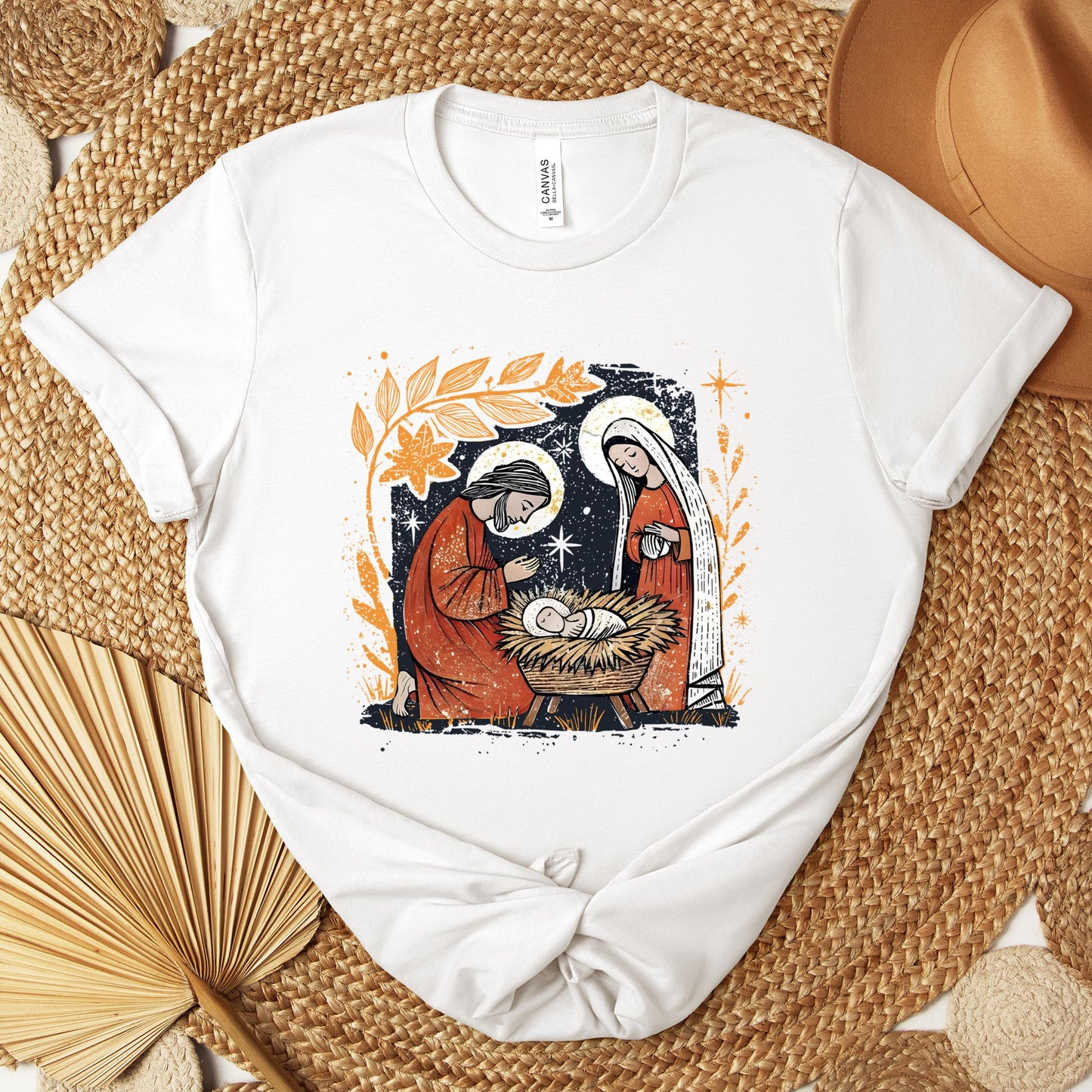 Holy Family Mary Joseph Jesus Premium T-shirt