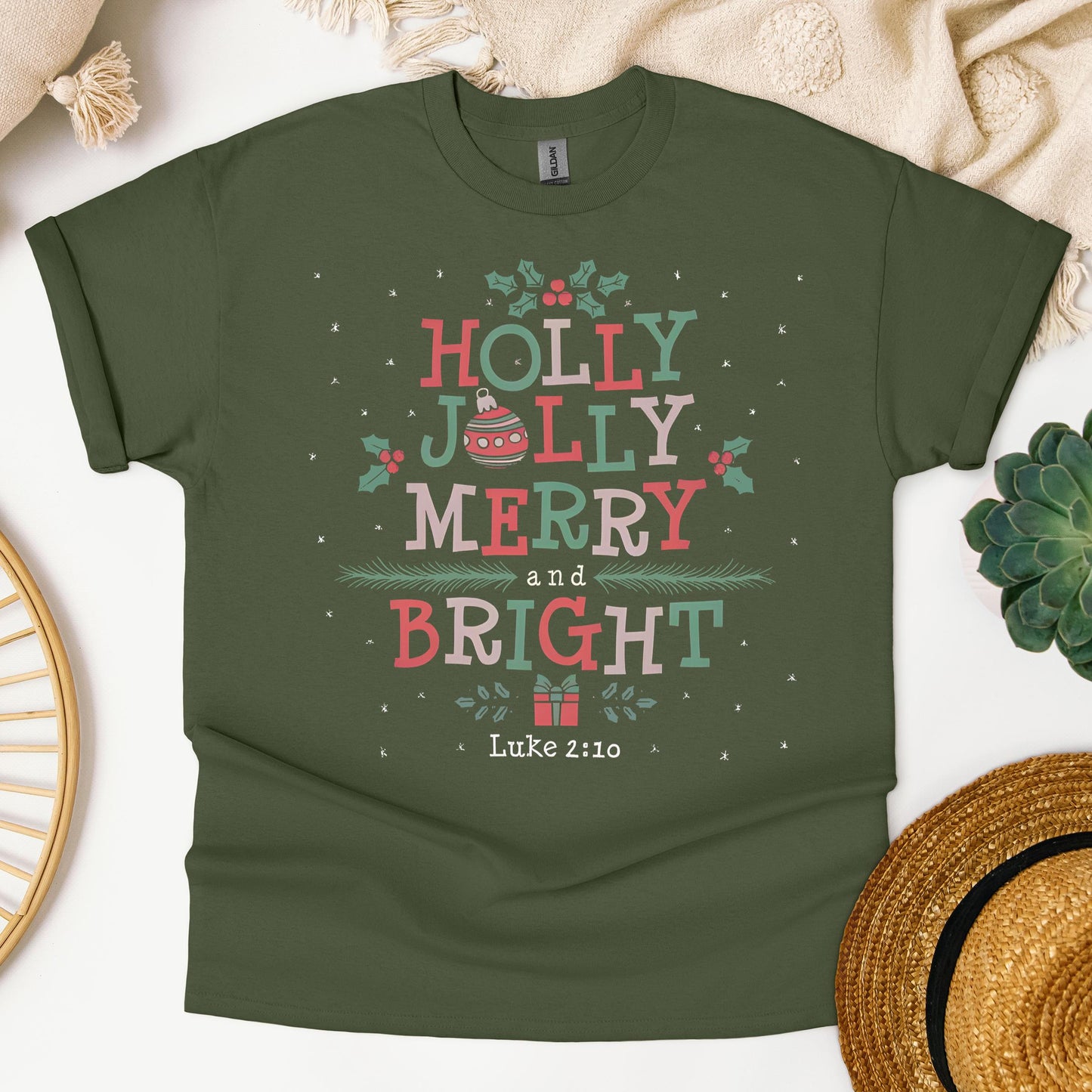 Holy Jolly Merry And Bright Luke 2.10