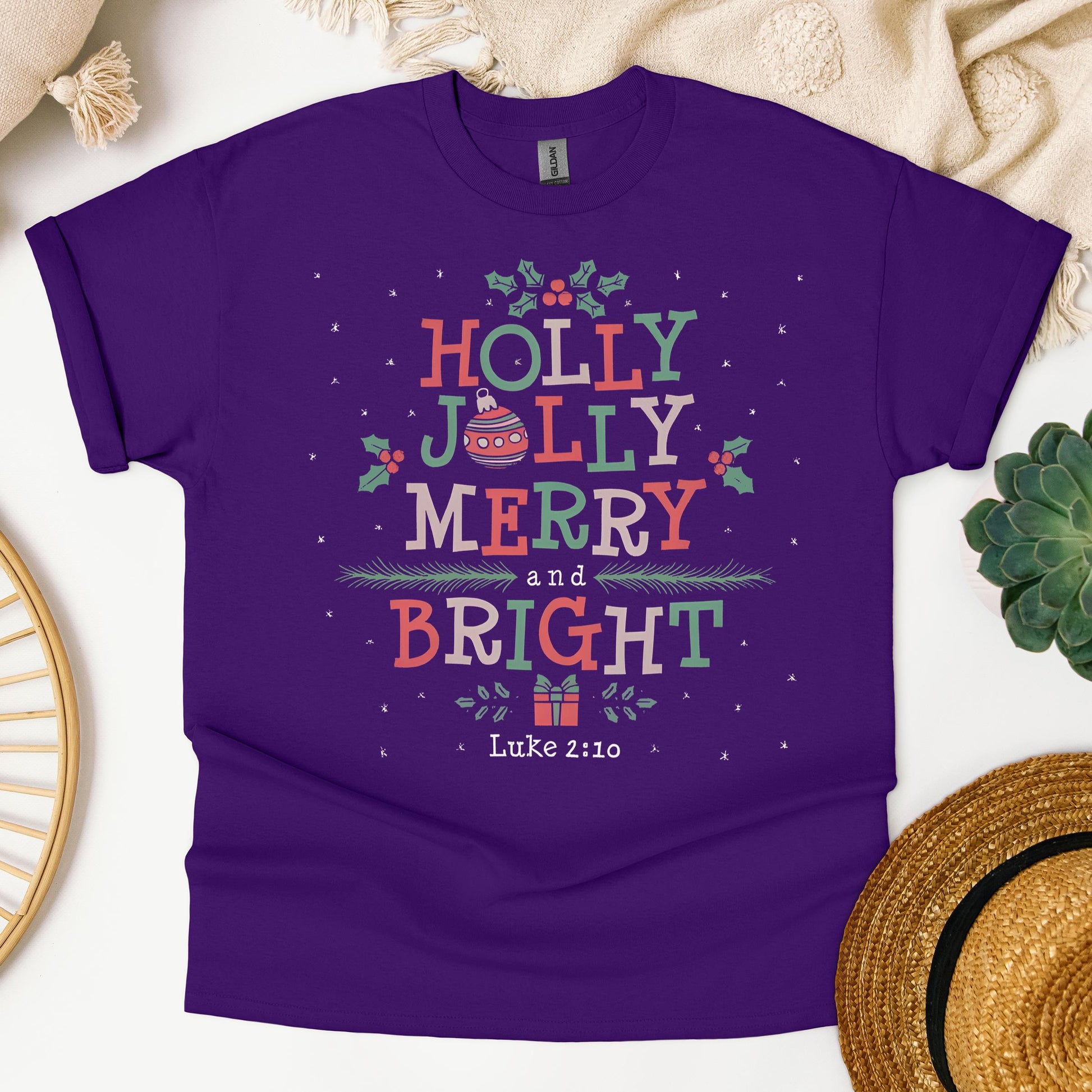 Holy Jolly Merry And Bright Luke 2.10