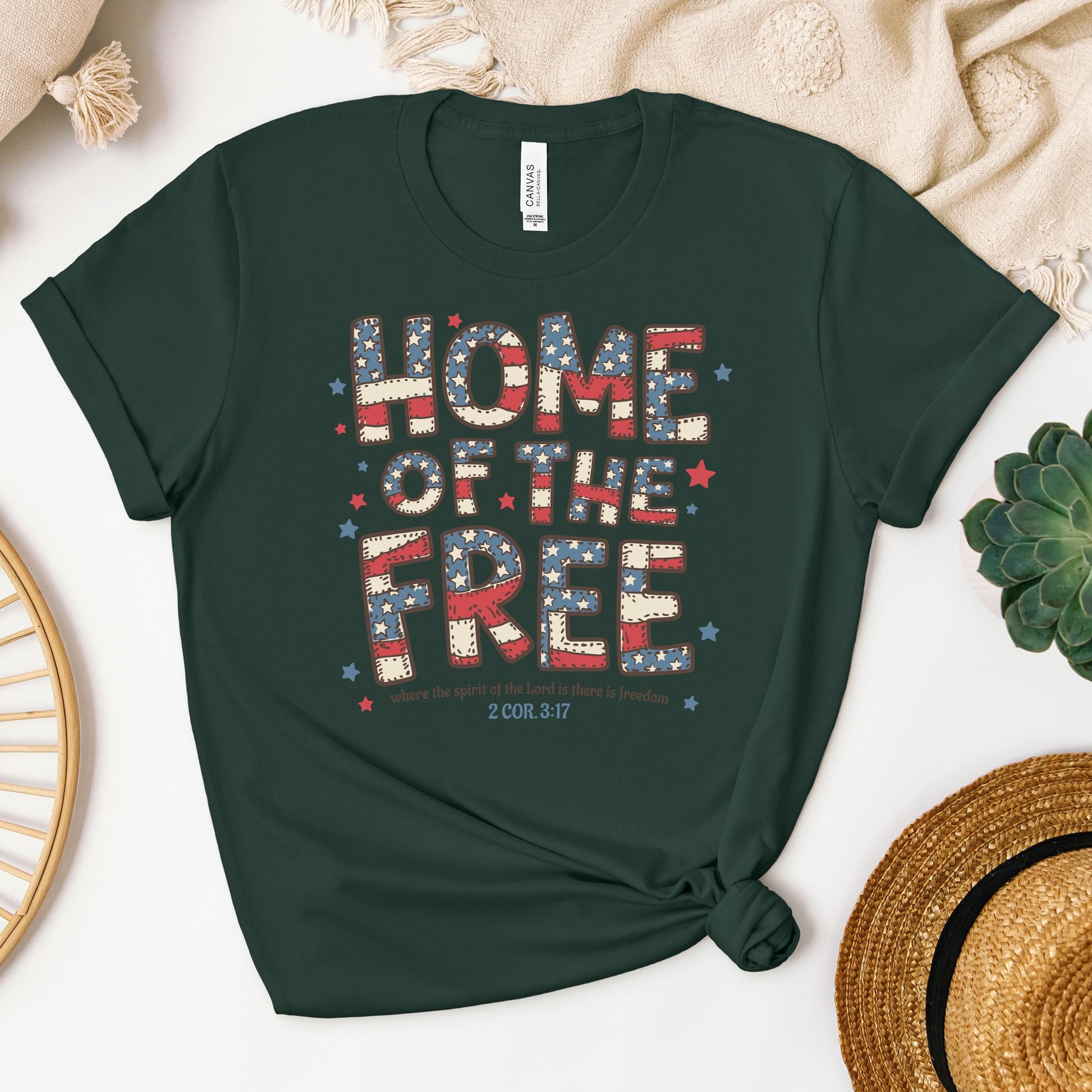 Home Of The Free Where The Spirit Of The Lord Is There Is Freedom 2 Cor. 3.17 01