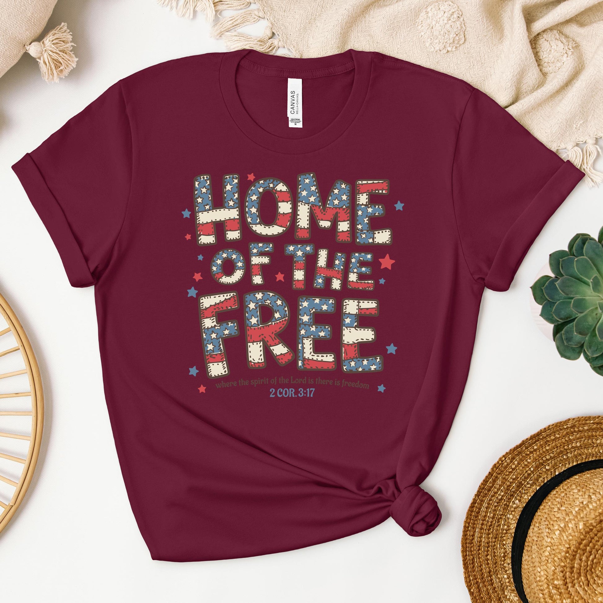 Home Of The Free Where The Spirit Of The Lord Is There Is Freedom 2 Cor. 3.17 01