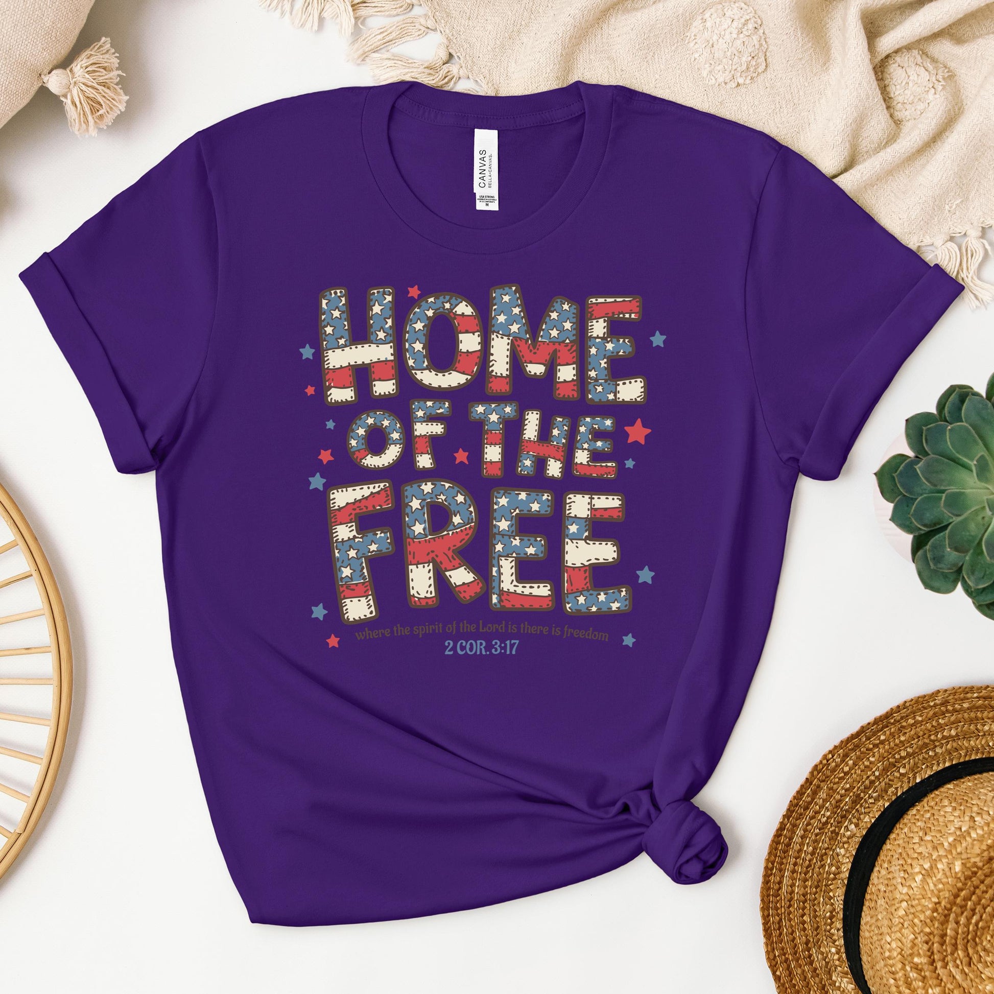 Home Of The Free Where The Spirit Of The Lord Is There Is Freedom 2 Cor. 3.17 01