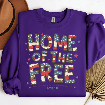 Home Of The Free Where The Spirit Of The Lord Is There Is Freedom 2 Cor. 3.17 01